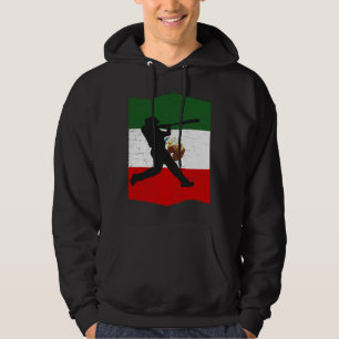 Sudadera Bandera de béisbol de México para fanáticos del bé