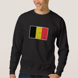 Sudadera Bandera de Bélgica con colores nacionales belgas v