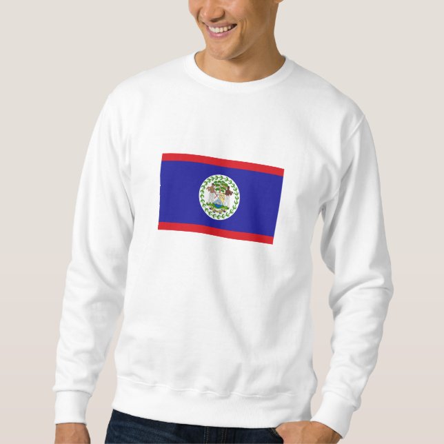 Sudadera Bandera de Belice (Anverso)