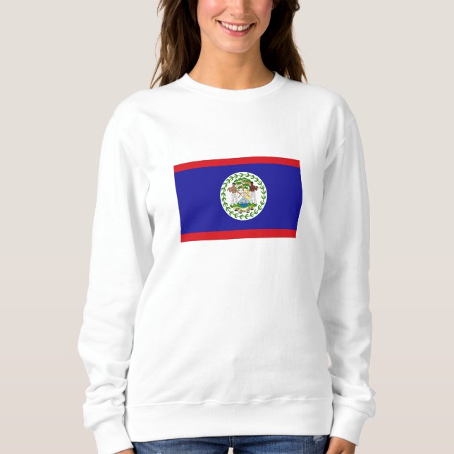 Sudadera Bandera de Belice (Anverso)