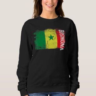 Sudadera Bandera De Bignona Senegal Para Hombres Senegalese