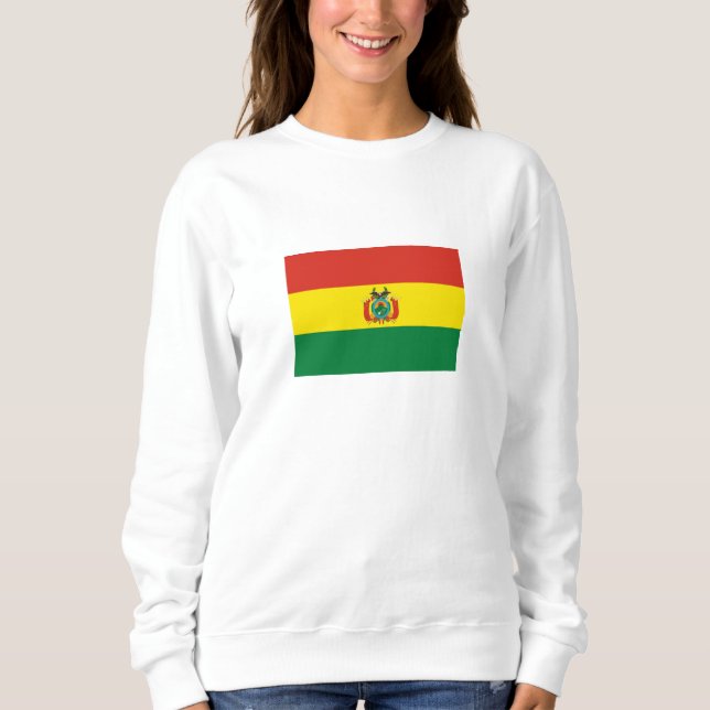 Sudadera Bandera de Bolivia Patriótica (Anverso)
