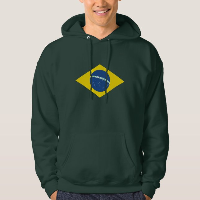 Sudadera Bandera de Brasil (Anverso)