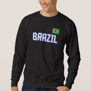 Sudadera Bandera de Brasil Brasil Orgullo Brasileño Estilo 
