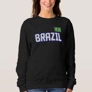 Sudadera Bandera de Brasil Brasil Orgullo Brasileño Estilo 