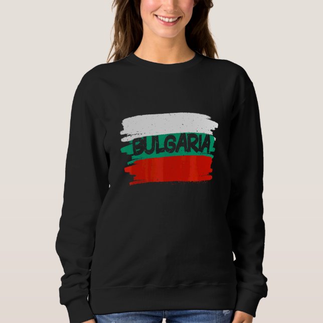Sudadera Bandera de Bulgaria (Anverso)