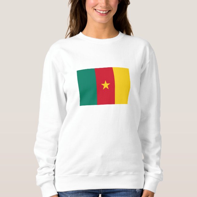 Sudadera Bandera de Camerún Patriótico (Anverso)