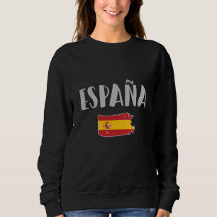 Sudadera Bandera de camiseta de hinchas de fútbol de España
