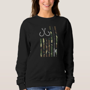 Sudadera Bandera de camo norteamericana del asta de pescado