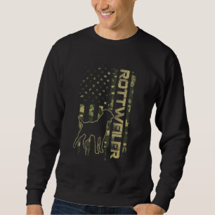 Sudadera Bandera de camuflaje americano vintage USA Rottwei