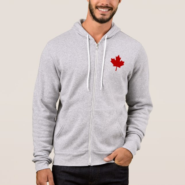 Sudadera bandera de canadá (Anverso)