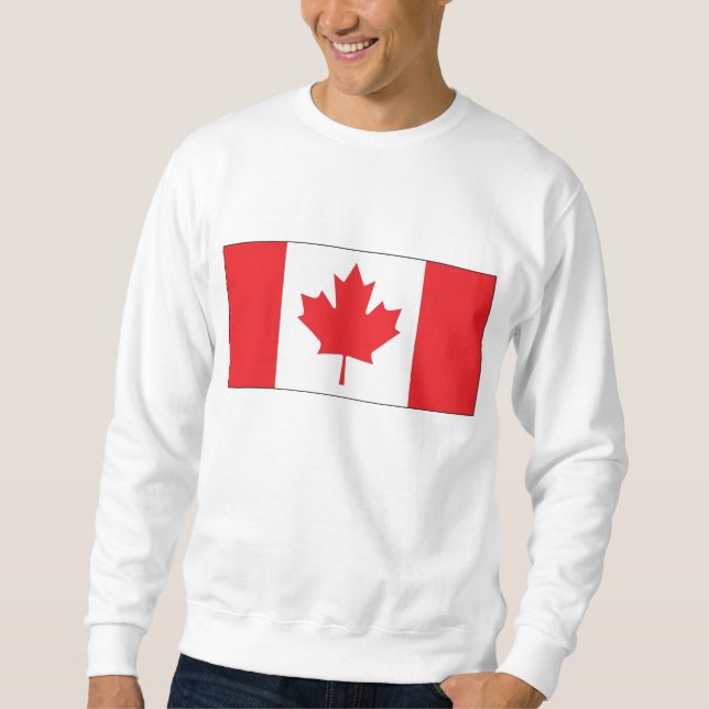 Sudadera Bandera de Canadá (Anverso)