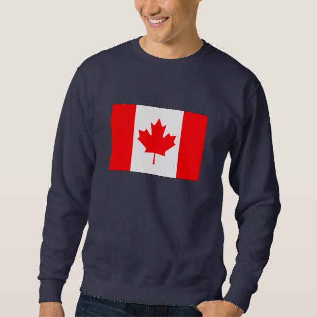 Sudadera Bandera de Canadá (Anverso)