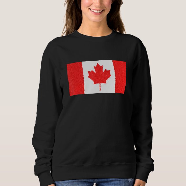 Sudadera Bandera de Canadá (Anverso)