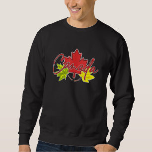 Sudadera Bandera de Canadá Hojas de arce Símbolo canadiense