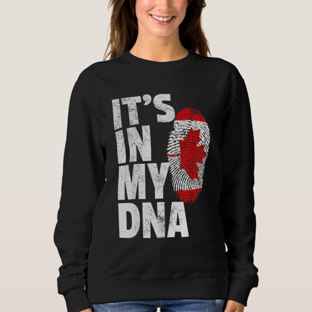 Sudadera Bandera de Canadá Orgullo Canadiense Hombres Mujer (Anverso)