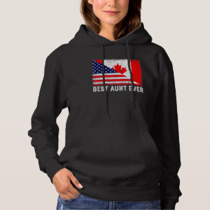 Sudadera Bandera de Canadá retro norteamericana de la mejor
