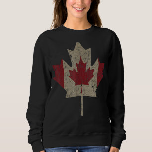 Sudadera Bandera de Canadá vintage Maple Leaf Orgullo canad
