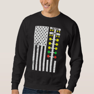 Sudadera Bandera de Carreras de arrastre Lido de pista de c