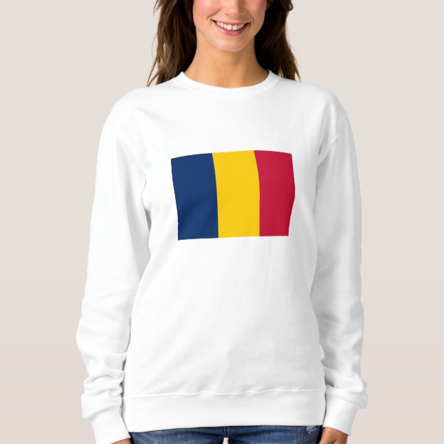 Sudadera Bandera de Chad (Anverso)