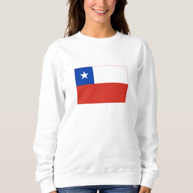 Sudadera Bandera de Chile (Anverso)