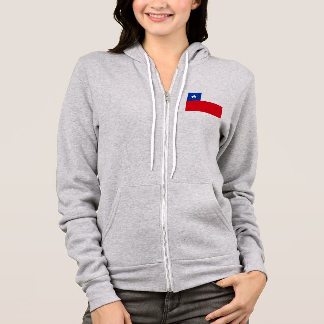Sudadera Bandera de Chile (Anverso)