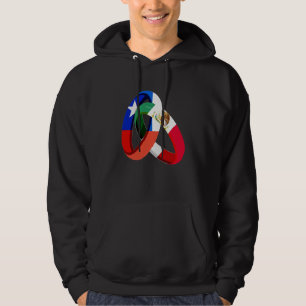 Sudadera Bandera de Chile Anillo Crece en México Anillo de 
