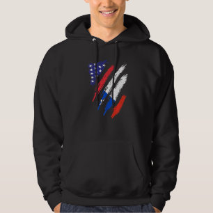 Sudadera Bandera de Chile cultivada en Estados Unidos Mes d