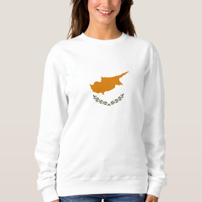 Sudadera Bandera de Chipre (Anverso)