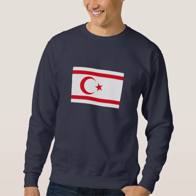 Sudadera Bandera de Chipre del Norte (Anverso)
