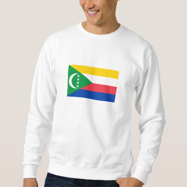 Sudadera Bandera de Comoras (Anverso)