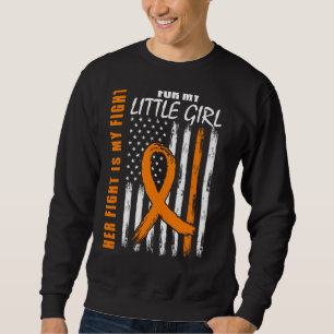 Sudadera Bandera de concientización sobre leucemia para mam