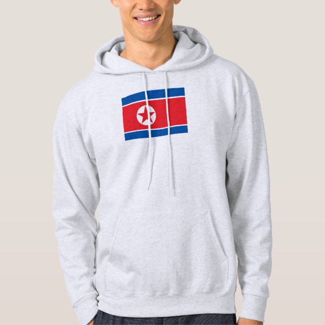 Sudadera Bandera de Corea del Norte (Anverso)