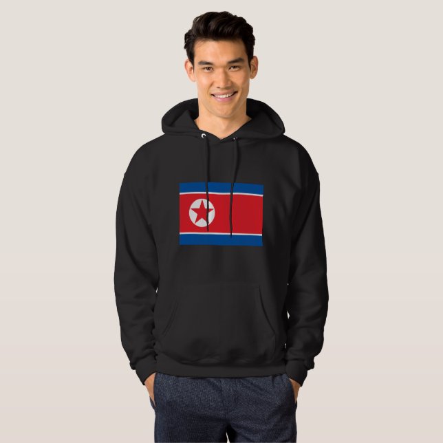 Sudadera Bandera de Corea del Norte (Anverso completo)