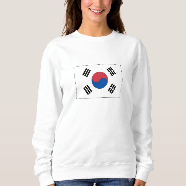 Sudadera Bandera de Corea del Sur (Anverso)