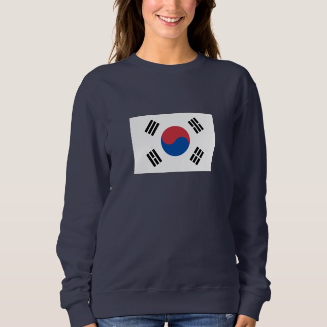 Sudadera Bandera de Corea del Sur (Anverso)