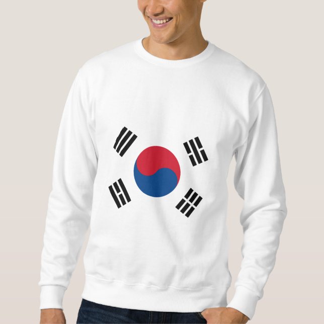 Sudadera Bandera de Corea del Sur (Anverso)