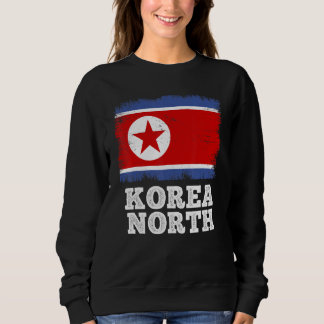 Sudadera Bandera de cosecha Corea Bandera retro del país de