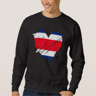 Sudadera Bandera De Costa Rica Me Encanta Que Está En Mi Ad