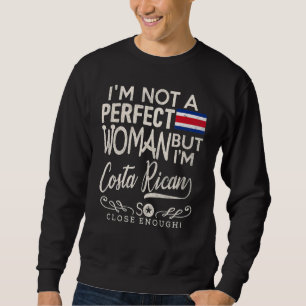 Sudadera Bandera de Costa Rica Mujer Orgullo Costa Rica