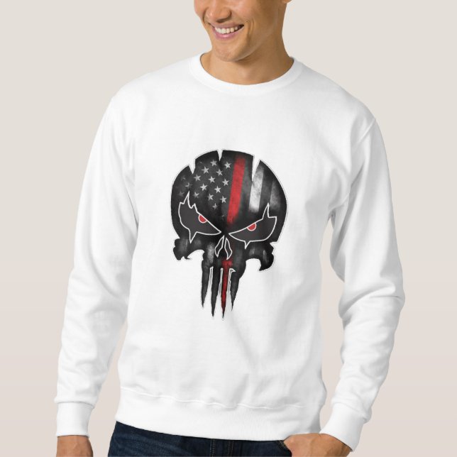Sudadera Bandera de cráneo Poder (Anverso)