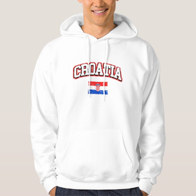 Sudadera Bandera de Croacia (Anverso)
