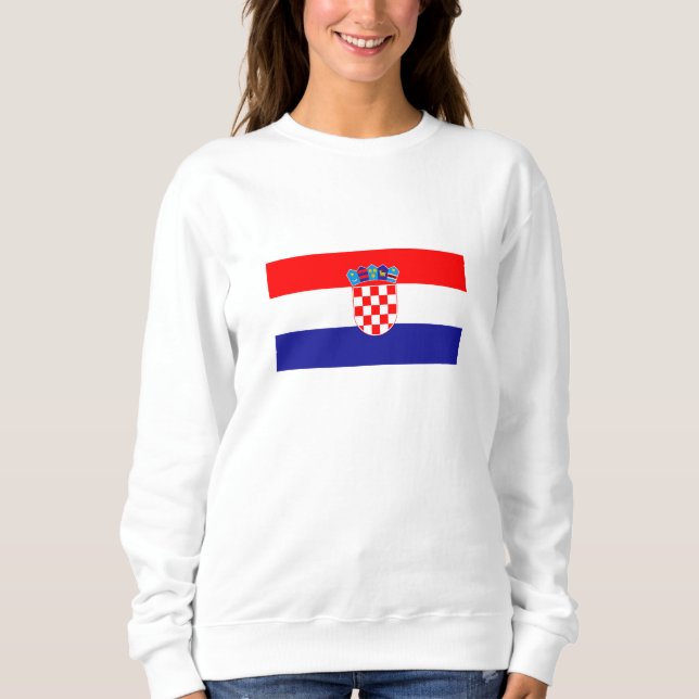 Sudadera Bandera de Croacia (Anverso)