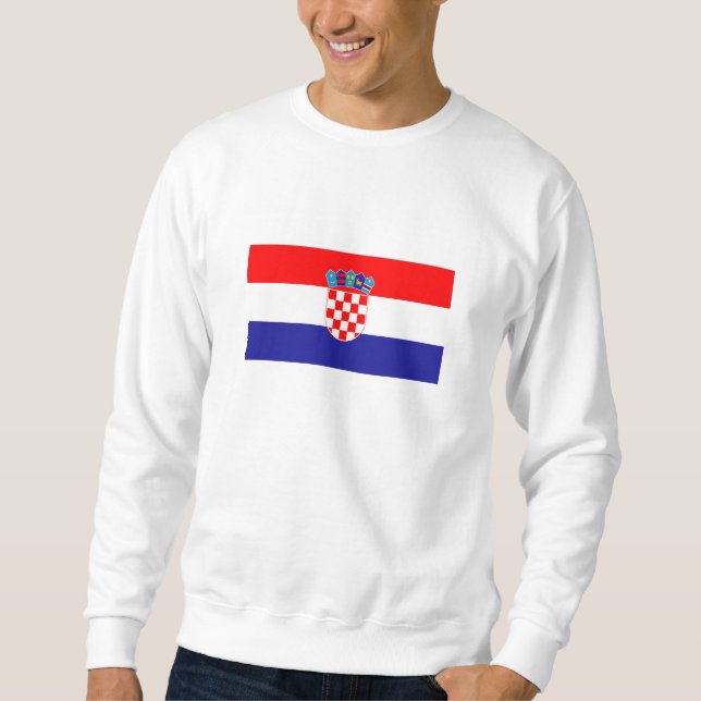 Sudadera Bandera de Croacia (Anverso)