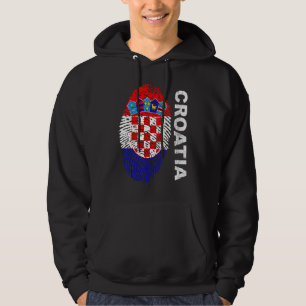 Sudadera Bandera de Croacia Fútbol Deporte Fútbol Aficiona