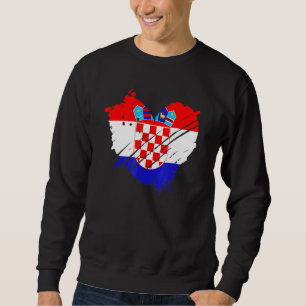 Sudadera Bandera De Croacia Me Encanta Croacia Es En Mi Adn
