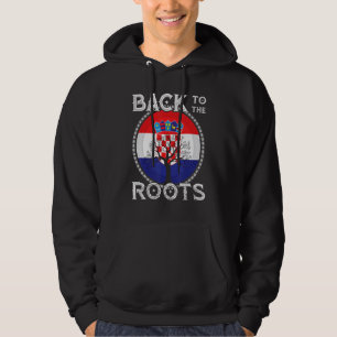 Sudadera Bandera de Croacia Raíces croatas Hrvatske Croacia