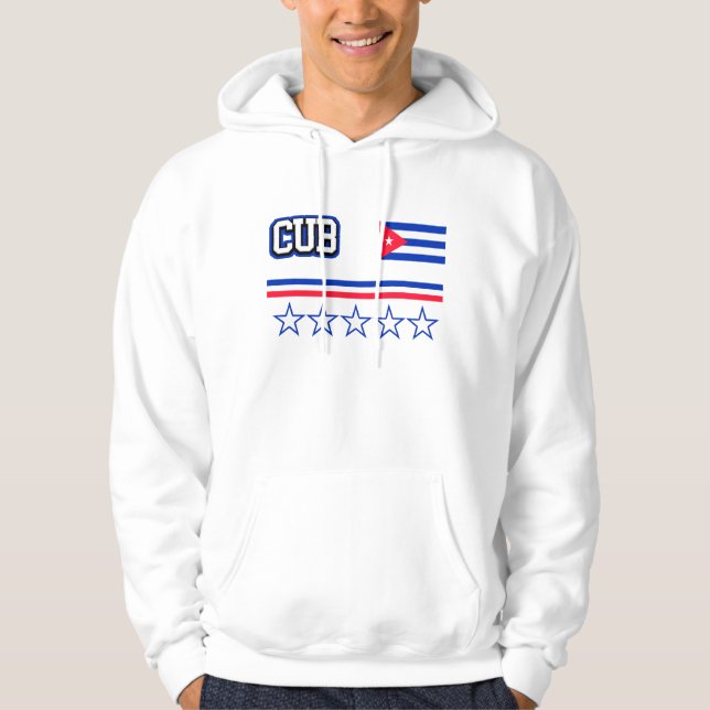 Sudadera Bandera de Cuba (Anverso)