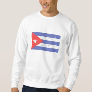 Sudadera Bandera de Cuba (apenada)