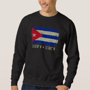 Sudadera Bandera de Cuba coordina herencia cubana para homb